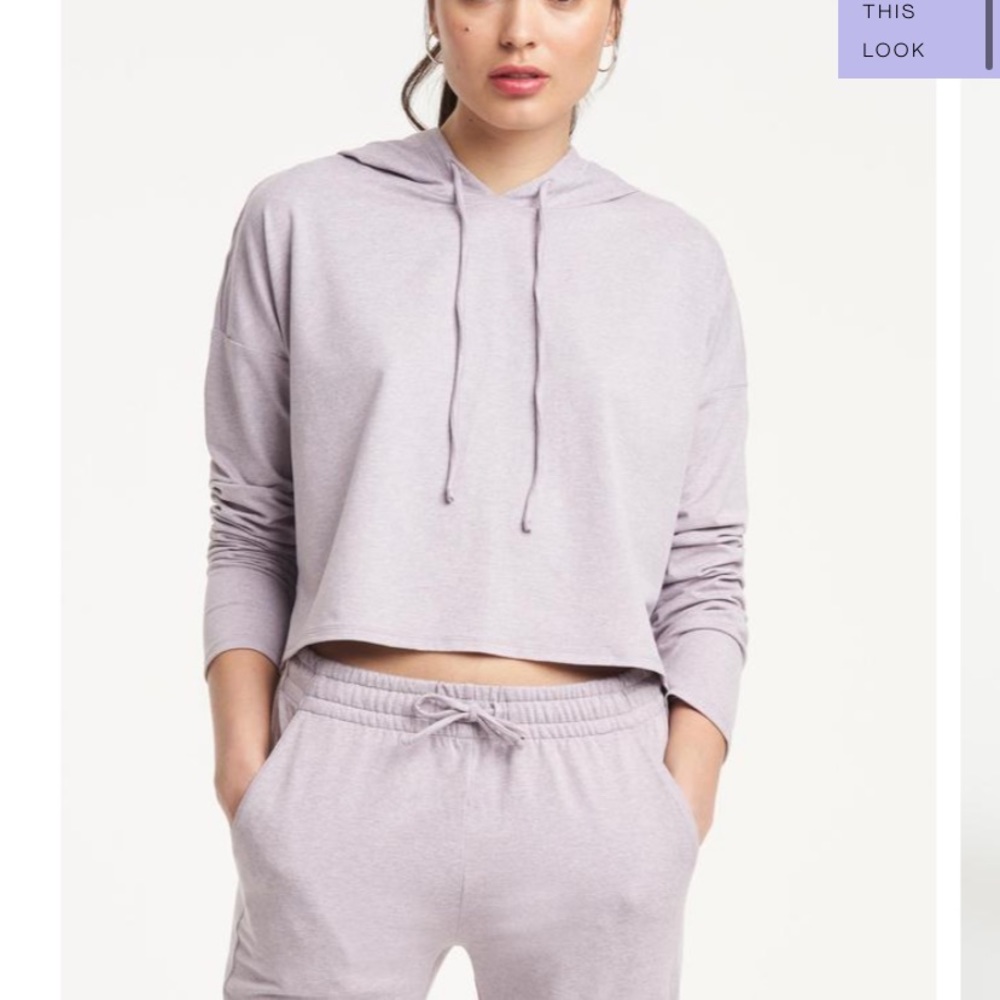 We Over Me Zen Jogger Set in soft lavender.